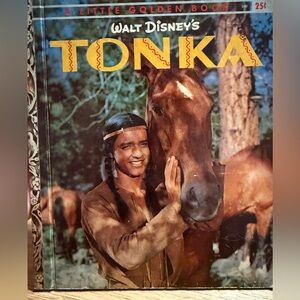 Walt Disney's Tonka Little Golden Book 1959 vintage